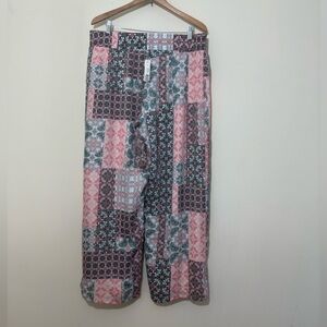 New Directions Women’s Pull-On Wide Leg Palazzo Pants Sz Large NWT